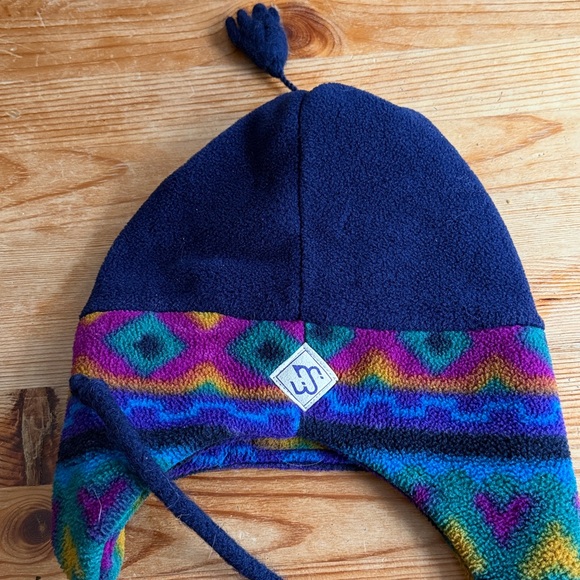 Vintage 90s Fleece Winter Hat - Picture 3 of 3